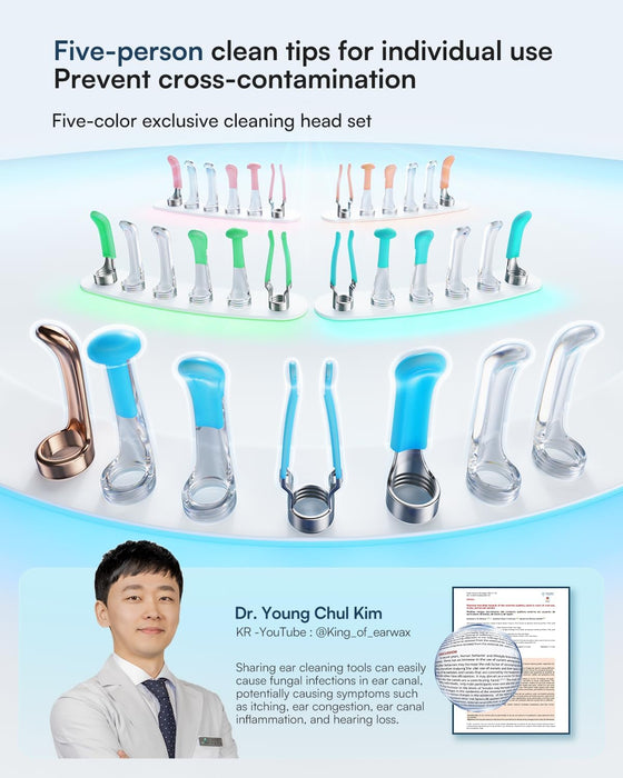 Bebird Earsight Ultra - Ear Wax Removal Tool Camera Otoscope Visual Ear Cleaning Kit