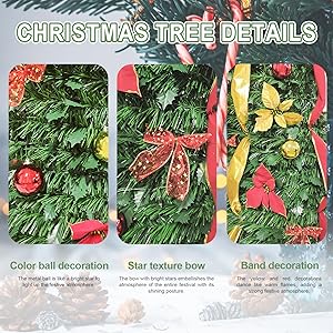 6-ft/7.5ft Prelit Collapsible Christmas Tree with Warm White Lights (Green)