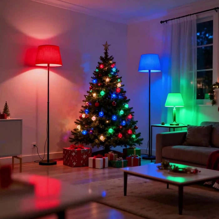 E26 Rechargeable Light Bulb with Remote and Timer RGB Warm Cool White Color