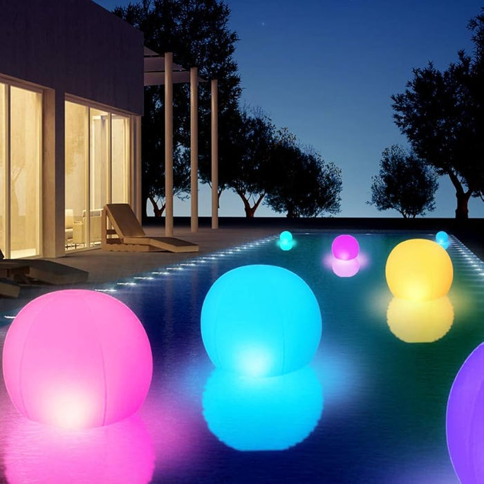 14" Solar Floating Pool Inflatable Lights