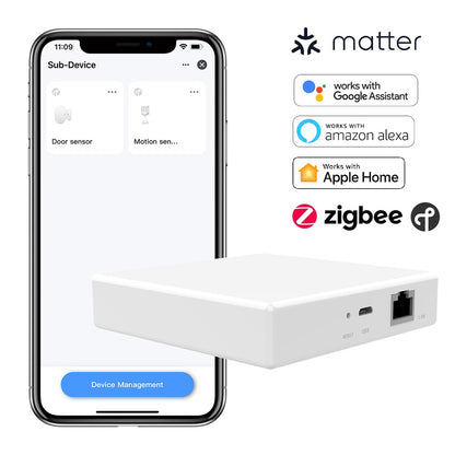 Matter Smart Home Hub, Thread & Zigbee 3.0