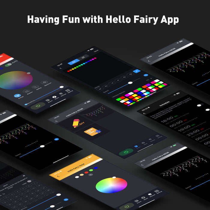 Smart Icicle Christmas Lights 99FT 897LEDs Hello Fairy App Remote Control