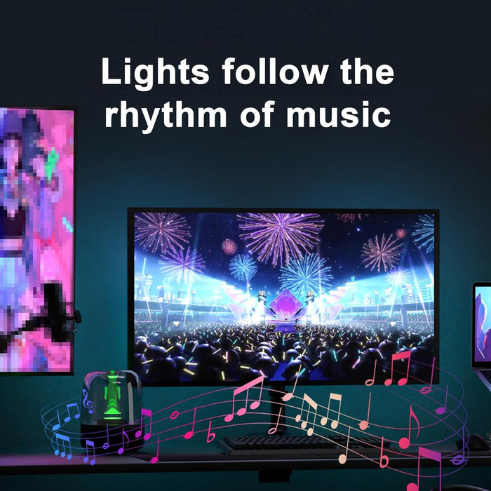 PC Sync Backlight for 24"-34" Gaming Display RGB Phantom Ambiance Light Bar