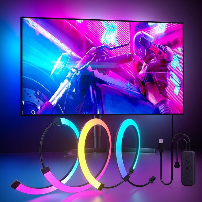 PC Sync Backlight for 24"-34" Gaming Display RGB Phantom Ambiance Light Bar