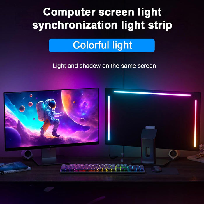 PC Sync Backlight for 24"-34" Gaming Display RGB Phantom Ambiance Light Bar