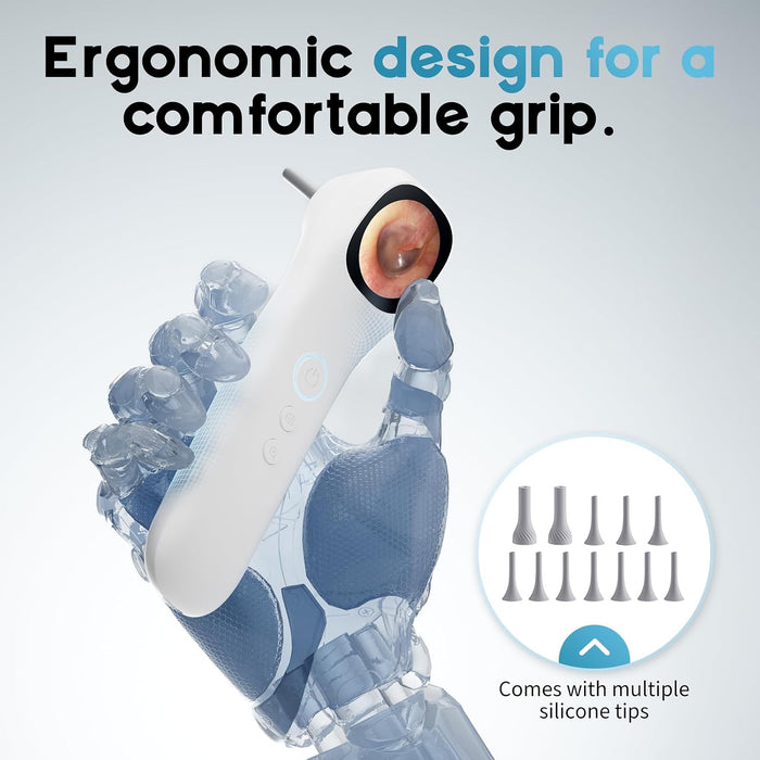 Otoscope Ear Camera with 1.21” Screen, 1080P Ear Scope with 4 LED Lights, Otoscope Camera for Adults Kids and Pets, Support Photo & Video