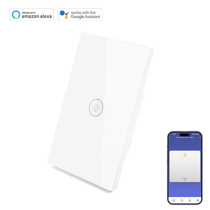 Smart WiFi Touch Switch 1 Gang - US Version