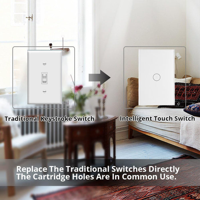 Smart WiFi Touch Switch 1 Gang - US Version