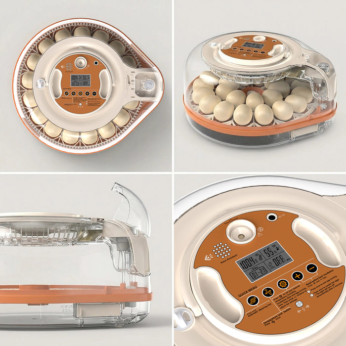 26 Egg Incubator with Smart Voice Control Automatic Egg Turning