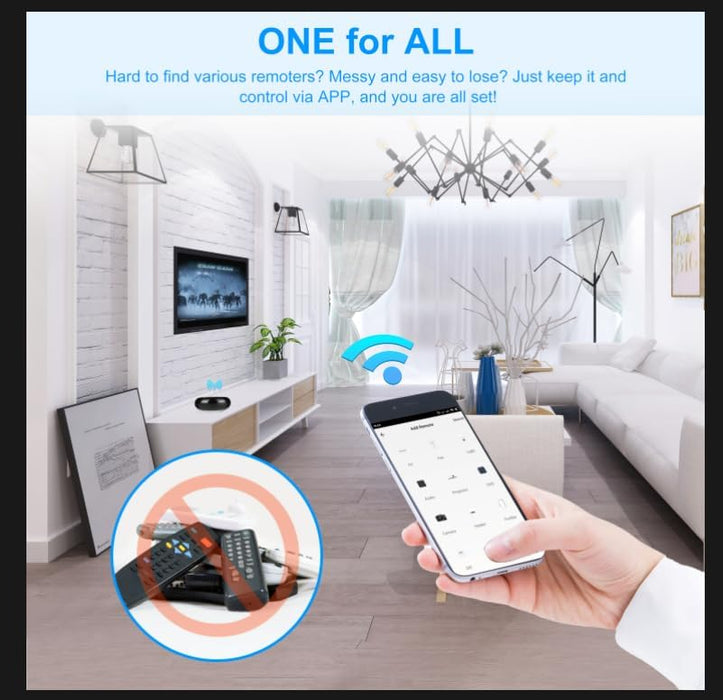 WiFi Smart IR/RF Blaster with Alexa & Google Assistant