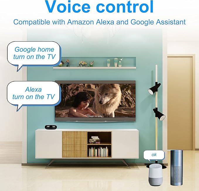 WiFi Smart IR/RF Blaster with Alexa & Google Assistant