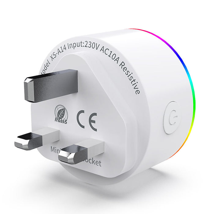 UK Smart Plug with LED Nightlight