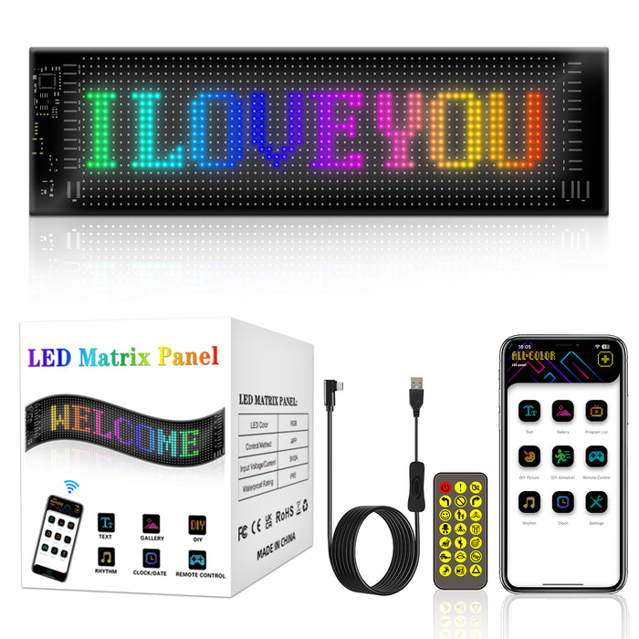 Ultra-thin Flexible LED Screen with App Control