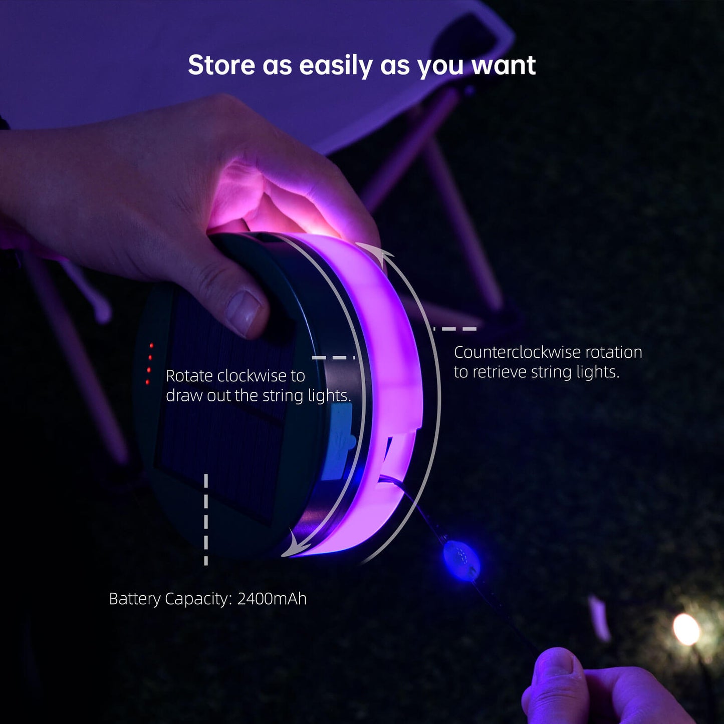 Portable Solar String Lights