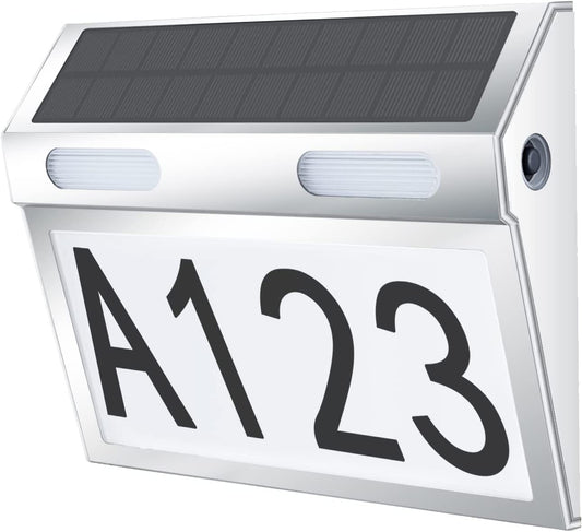 Solar House Numbers for Outside