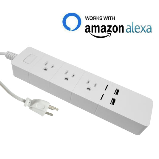 US Smart Strip 3-outlet 2-USB charger