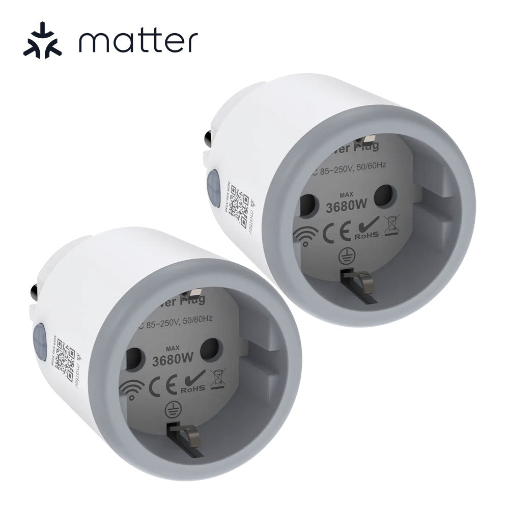 Matter and WiFi Smart plug with socket support Homekit, Smart Plugs