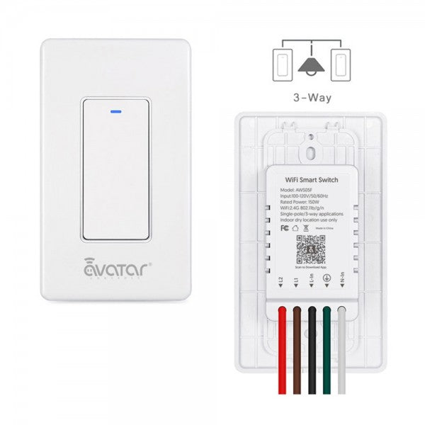 Smart WiFi 3-Way In-Wall Switch