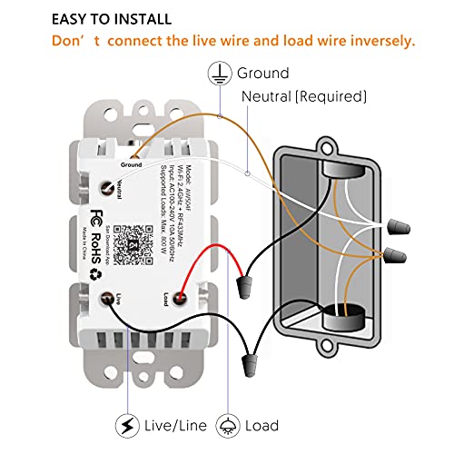 How to install a wired smart light switch