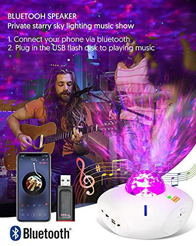 Smart WiFi Music Star Projector Light