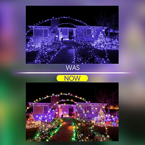 Smart Outdoor String Lights 60LEDs 32.8FT/10M