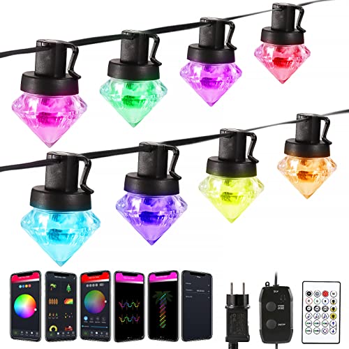 Dreamcolor Diamond String Lights RGBIC 10m/50 LEDs