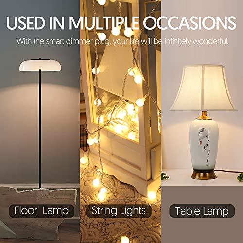 Dual-outlet Smart Dimmer Plug Outdoor Waterproof (US Version)