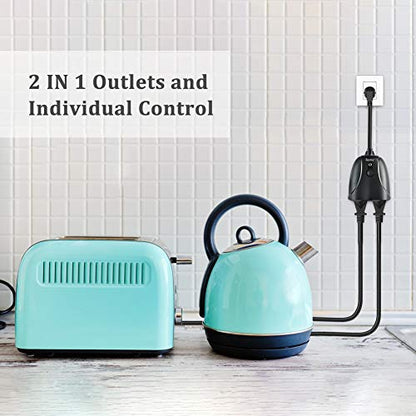Dual-outlets Smart Plug Outdoor Waterproof