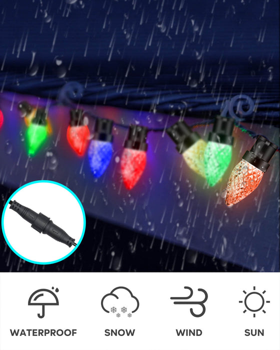 Dynamic C9 Christmas Strawberry String Lights 2025 Upgraded