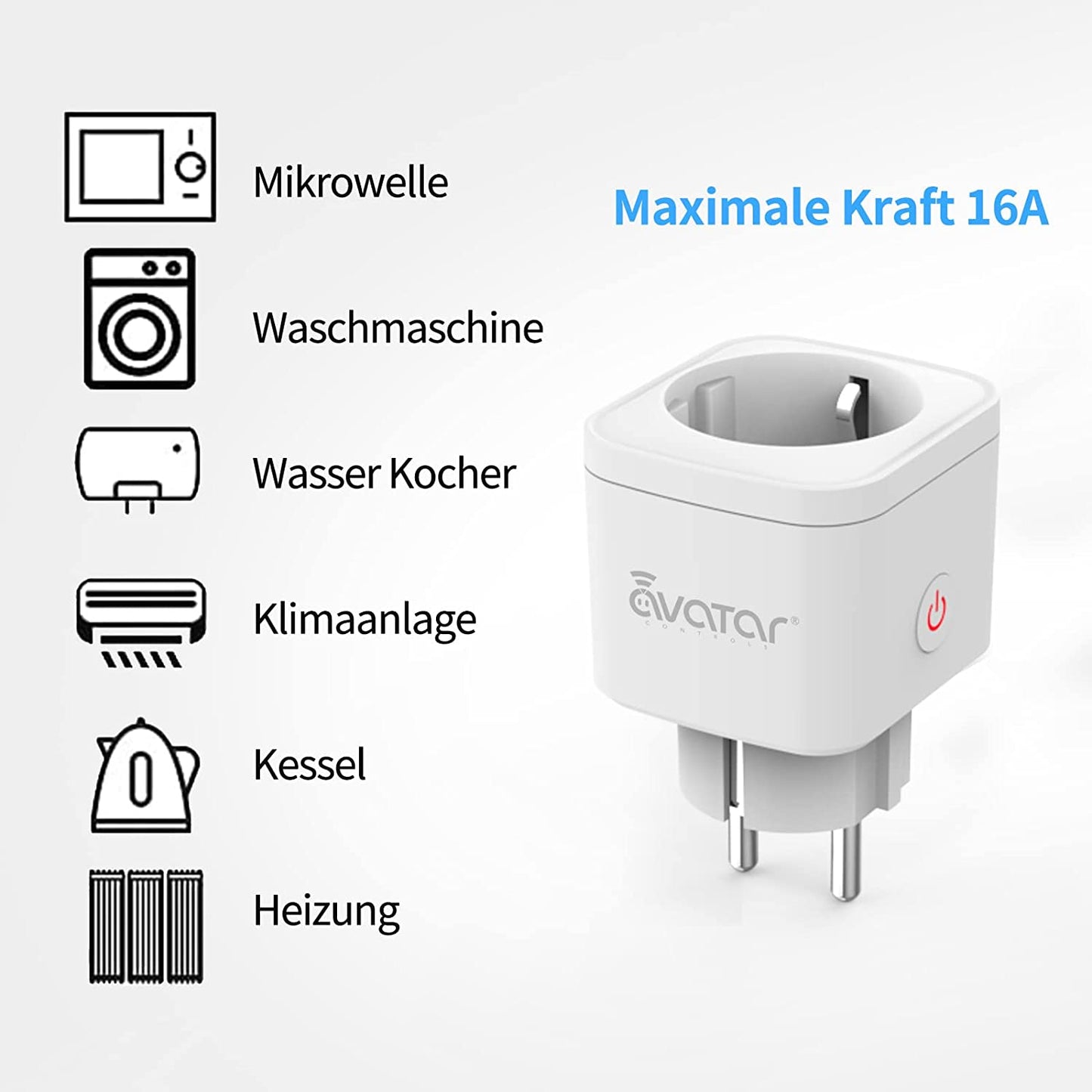 Smart EU Wi-Fi Plug - 4 PACK