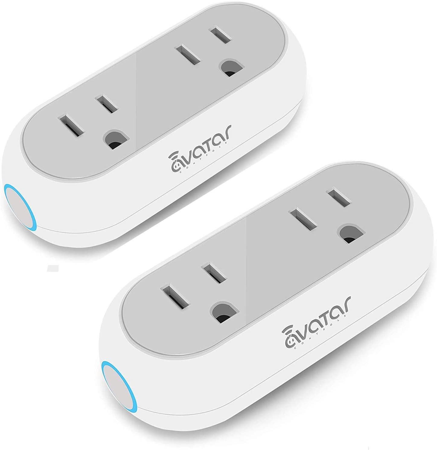 Avatar Controls Mini Smart WiFi Plug, White