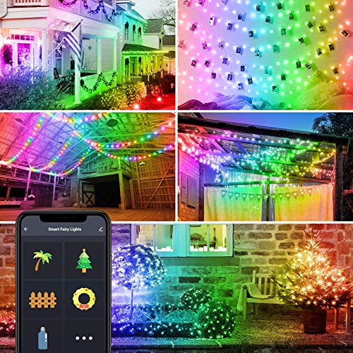 Avatar Controls Fairy 65.6 ft. 132 LED Dreamcolor Smart String Multi-Color Lights Christmas Lights with IR Remote