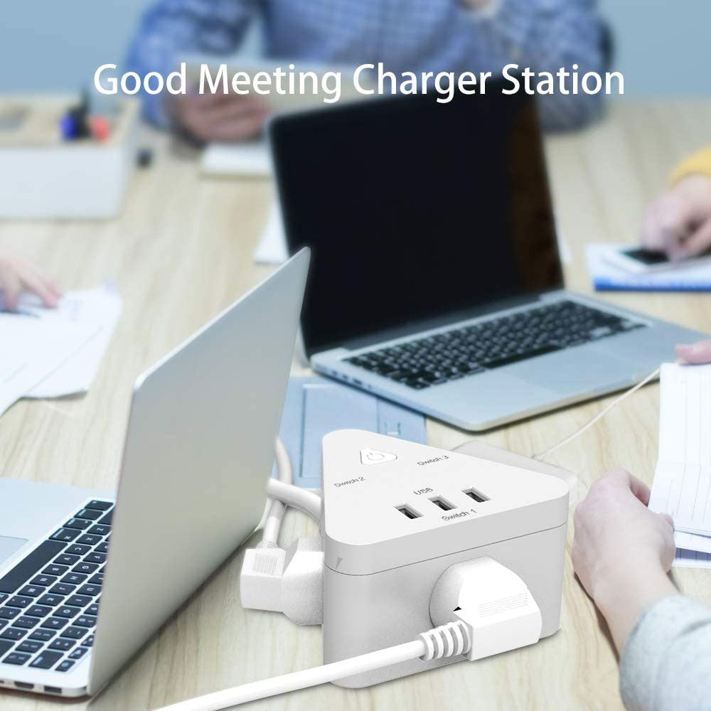 Tri-Angle Smart WiFi Power Strip (US Version)