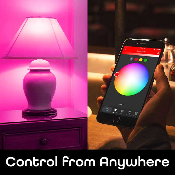 E27 A60 WiFi Smart Bulb RGBCW 9W