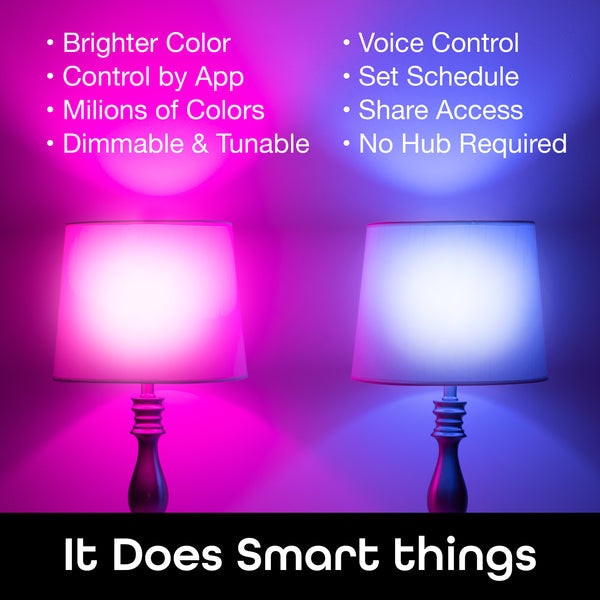 E27 A60 WiFi Smart Bulb RGBCW 9W