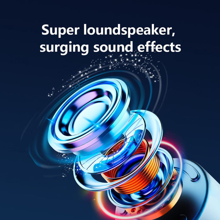 Portable Bluetooth speaker and USB computer speaker with FM radio & Magic light show