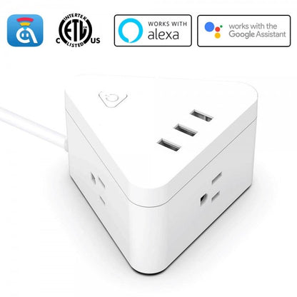 Tri-Angle Smart WiFi Power Strip (US Version)