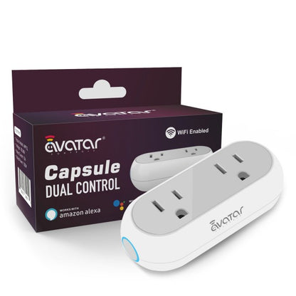 US Dual-outlets WiFi Smart Plug – AvatarControls