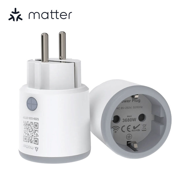 AvatarControls Matter Smart WiFi Plug Mini 16A (EU Version)