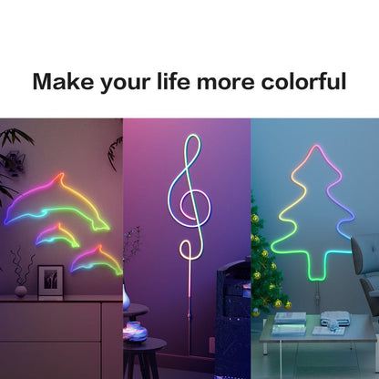 Neon RGBIC magic color LED strip wifi music smart APP control