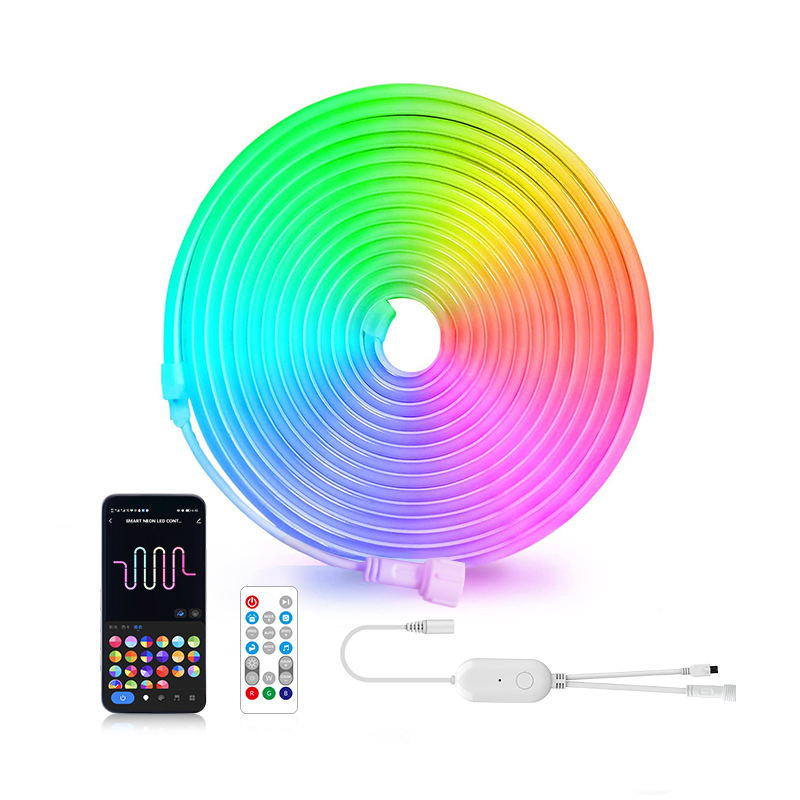 Neon RGBIC magic color LED strip wifi music smart APP control