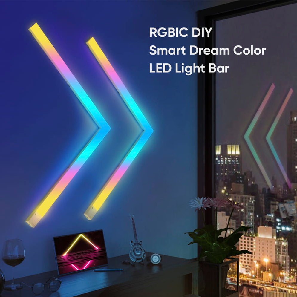 RGBIC DIY Smart Dream Color LED Light Bar — AvatarControls